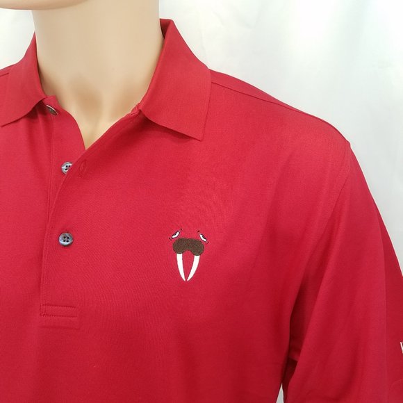 Golf Shirt Walruswear by Craig Stadler - GEORGIA BULLDOGS RED! - Picture 4 of 6